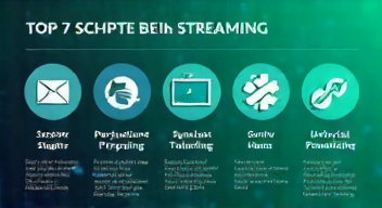 Das sind die Top 7 Schritte beim Streaming