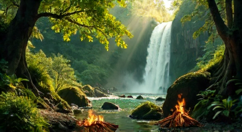 Erinnerungen an die Herausforderung des Dschungelcamps (1/10)