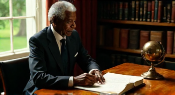 Der Politiker reflektiert über . -. (9/10)